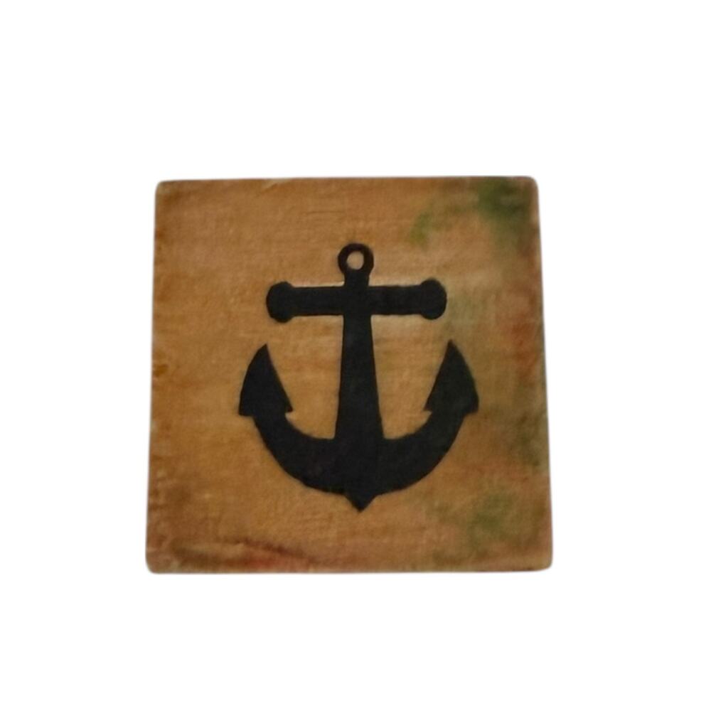 Unbranded Mini Boat Ship Anchor Rubber Stamp